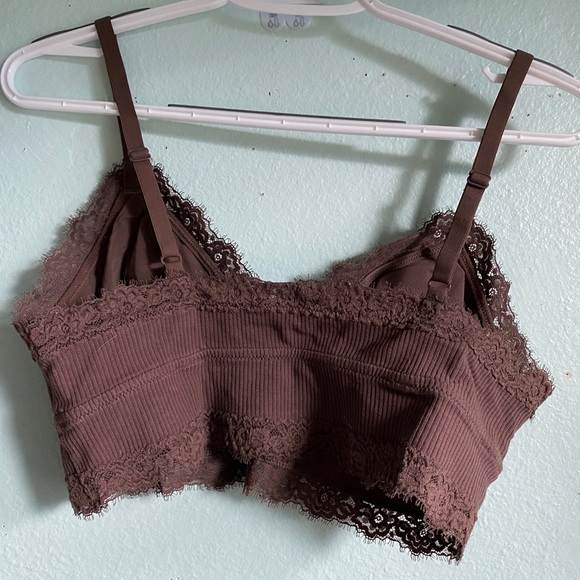 brown aerie bralette. Size l - Picture 3 of 3